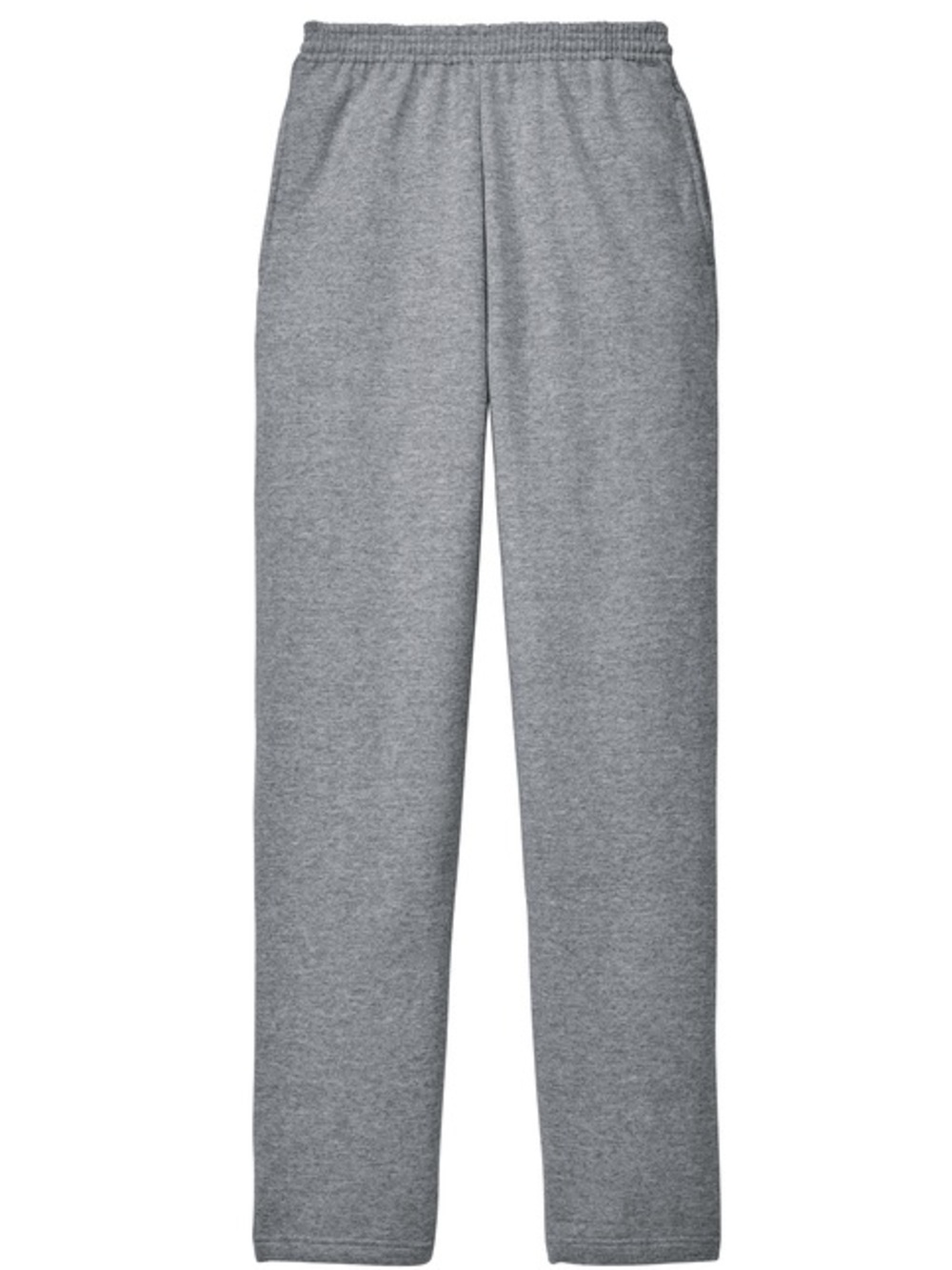 Men's Port & Co Core Fleece Grey Sweatpants Size Small